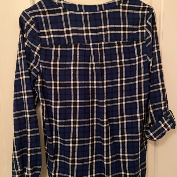 Joie Cotton plaid top, Small - Picture 4 of 4